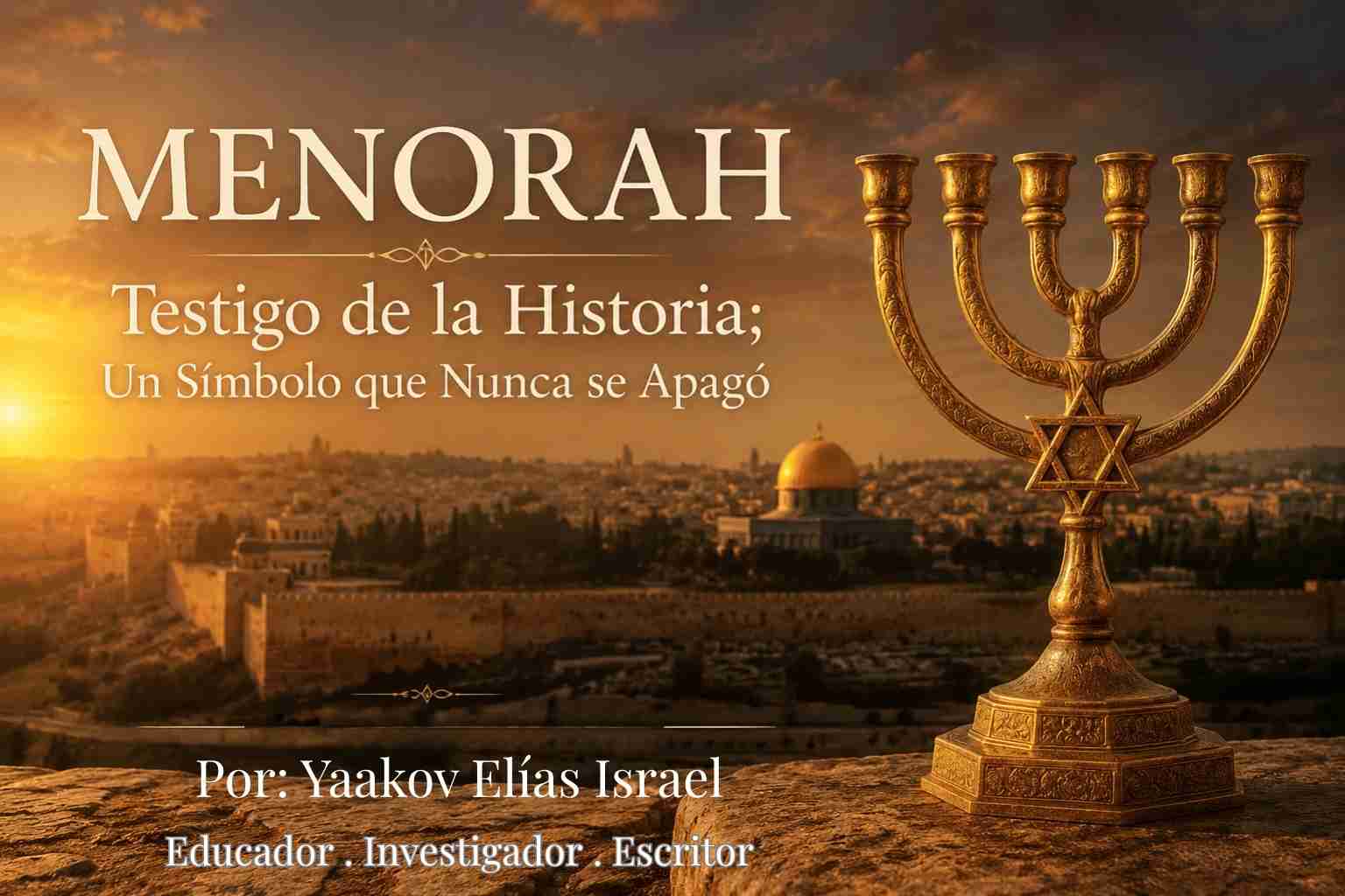 Menoráh Candelabro Historia Significado