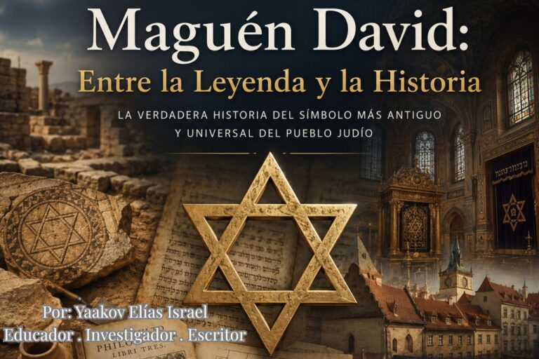 Portada con Estrella de David y el texto Maguen David, entre la leyenda y la Historia.