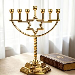 Menorah Candelabro de Jerusalén luminaria de Israel candelabro